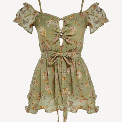 Mediterranean Escape Wrap Dress